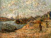  J B Armand  Guillaumin Le Quai de Bercy oil painting artist